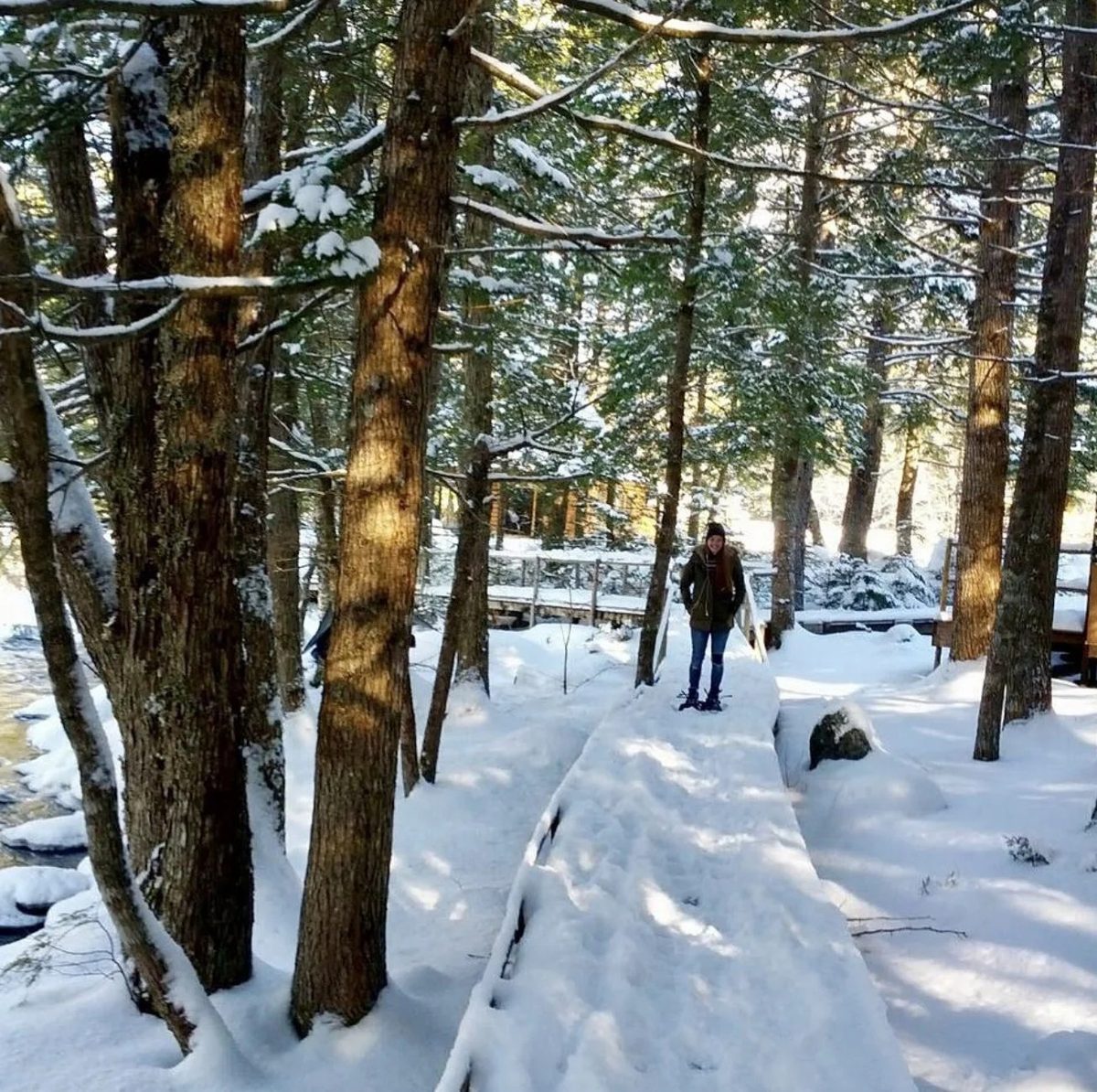 On-site activity at Mersey River Chalets