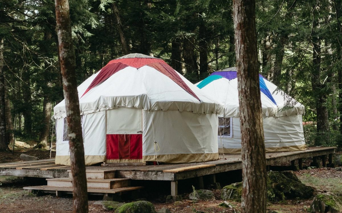 Summer Glamping Yurts